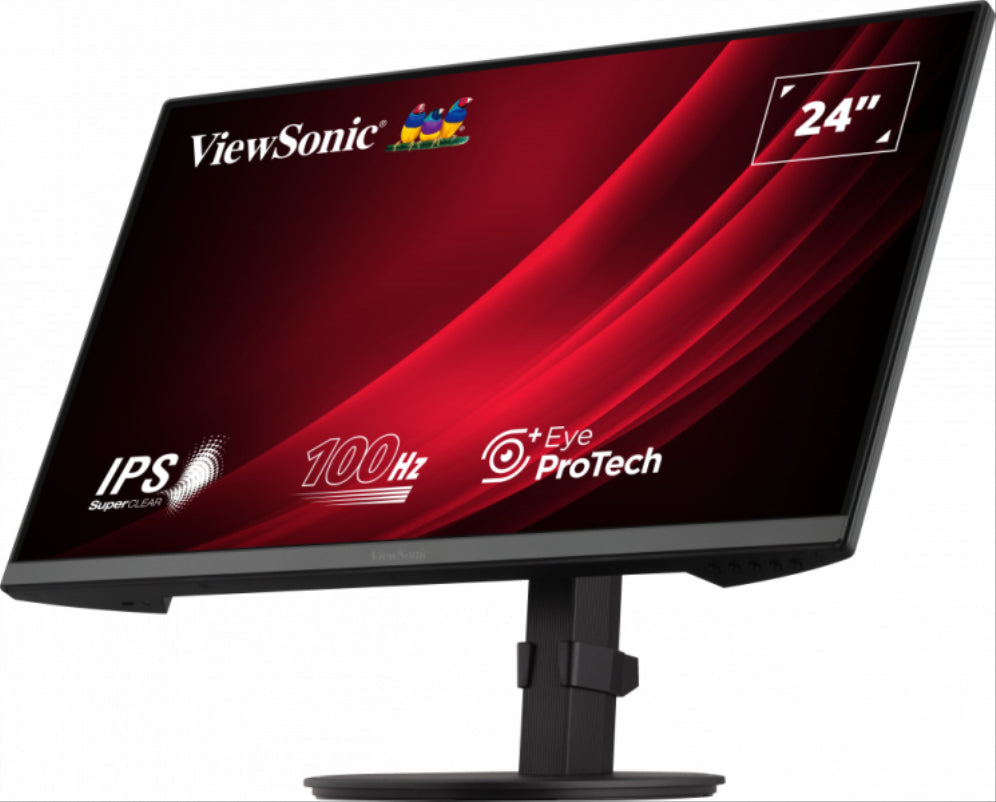 Pantalla para PC Viewsonic VG2408A-MHD de 61 cm (24"), 1920 x 1080 píxeles, Full HD, LED, negro