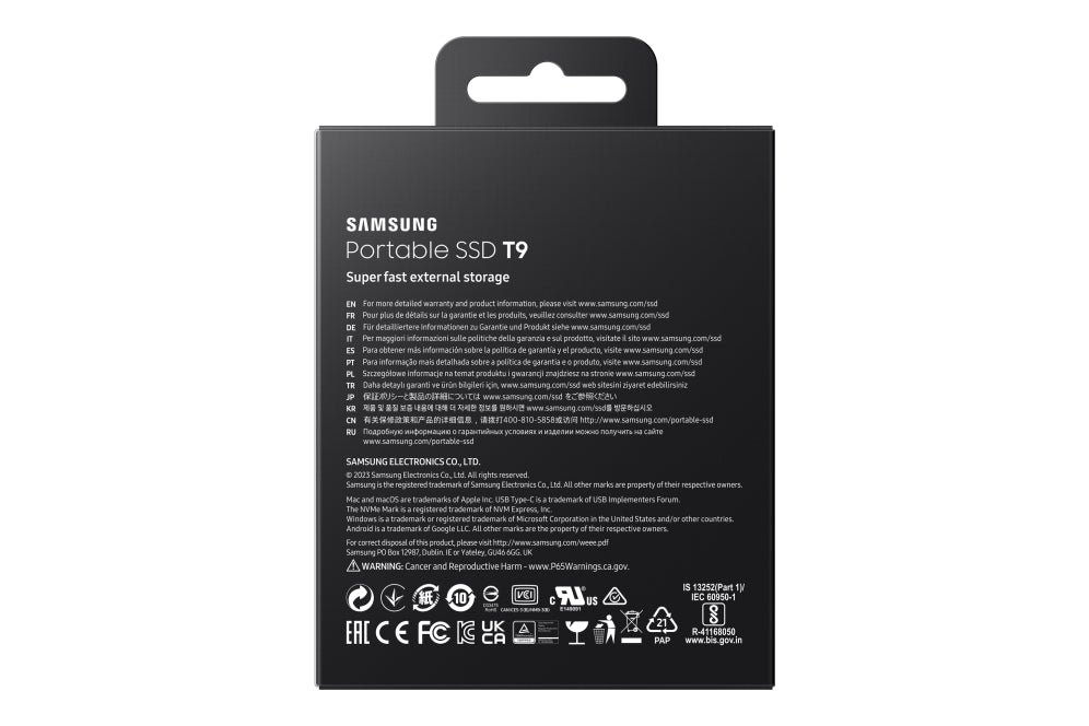 Samsung MU-PG1T0B 1 TB USB Tipo C 3.2 Gen 2 (3.1 Gen 2) Negro