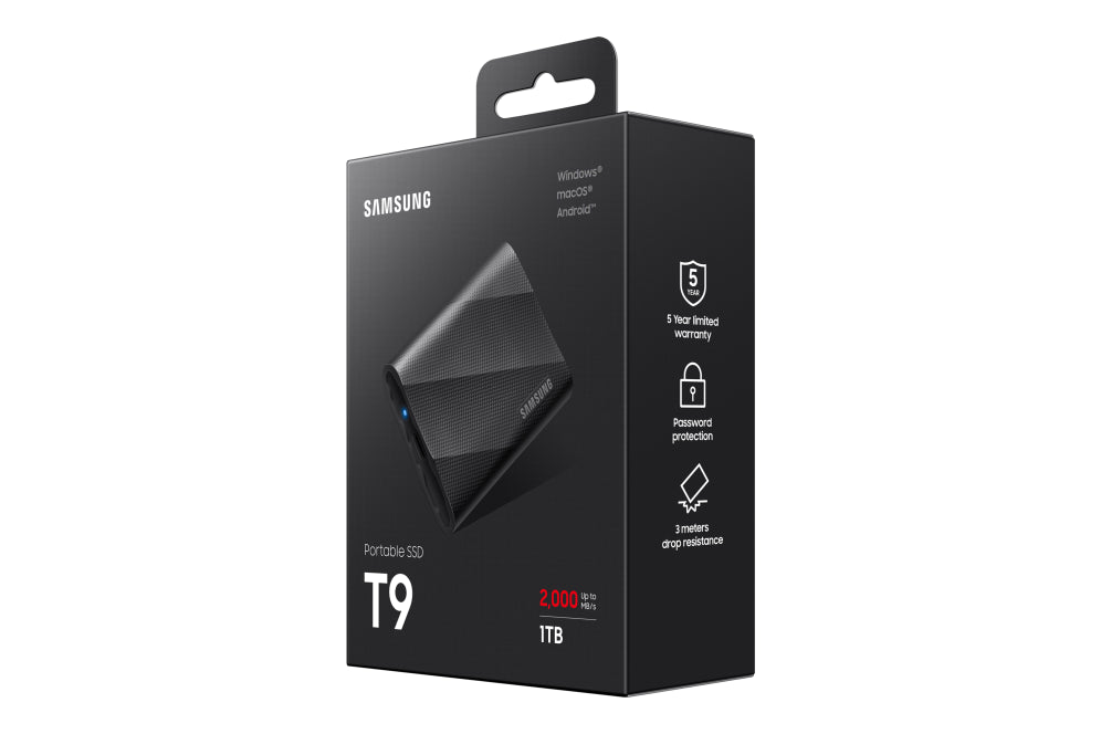 Samsung MU-PG1T0B 1 TB USB Tipo C 3.2 Gen 2 (3.1 Gen 2) Negro
