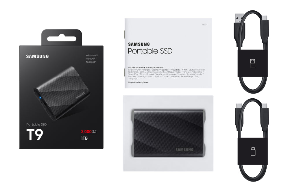 Samsung MU-PG1T0B 1 TB USB Tipo C 3.2 Gen 2 (3.1 Gen 2) Negro