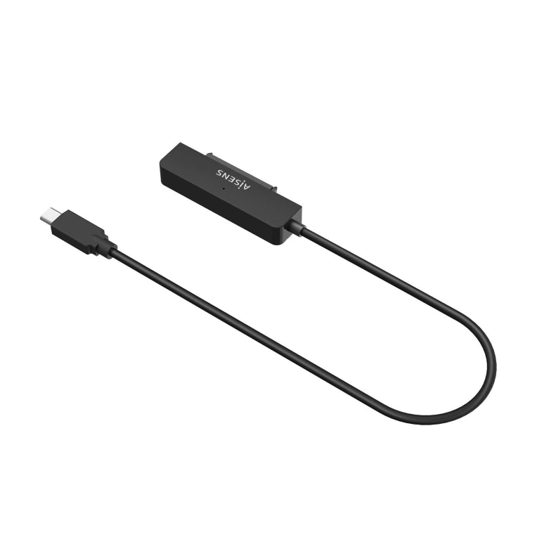 AISENS Adaptador SATA a USB-C USB3.0/USB3.1 Gen1 para Discos Duros 2.5?. Negro