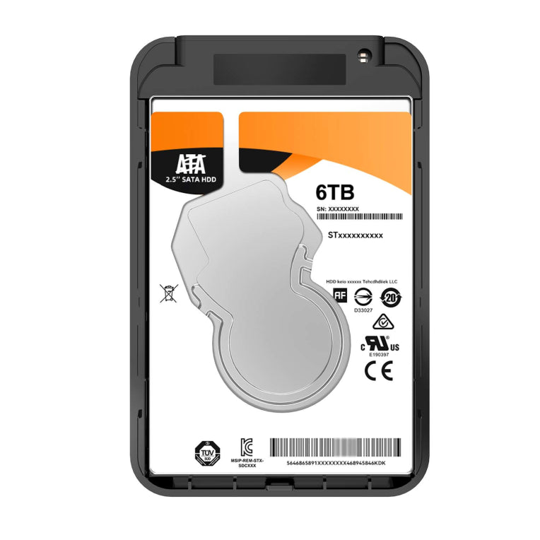 AISENS Caja Externa 2.5? 9.5mm SATA a USB3.0/USB3.1 Gen1. Negra