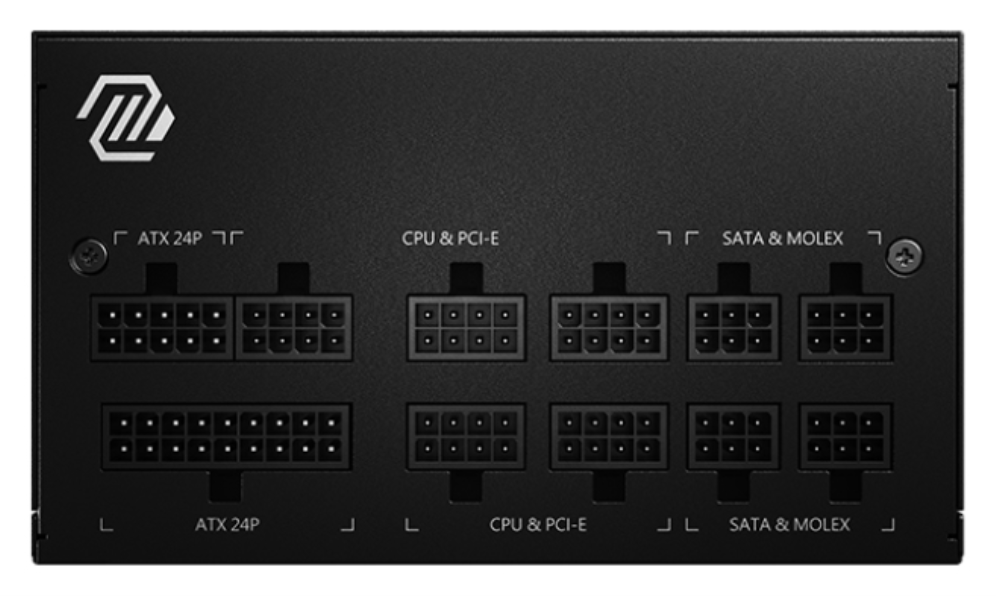 MSI MAG A650GL unidad de fuente de alimentación 650 W 20+4 pin ATX ATX Negro - detalle