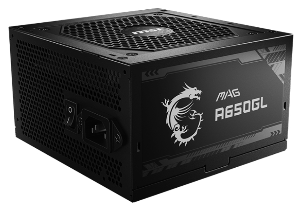 MSI MAG A650GL unidad de fuente de alimentación 650 W 20+4 pin ATX ATX Negro - detalle
