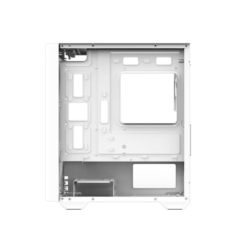 Zalman M4 WHITE carcasa de ordenador Mini Tower Negro. Blanco