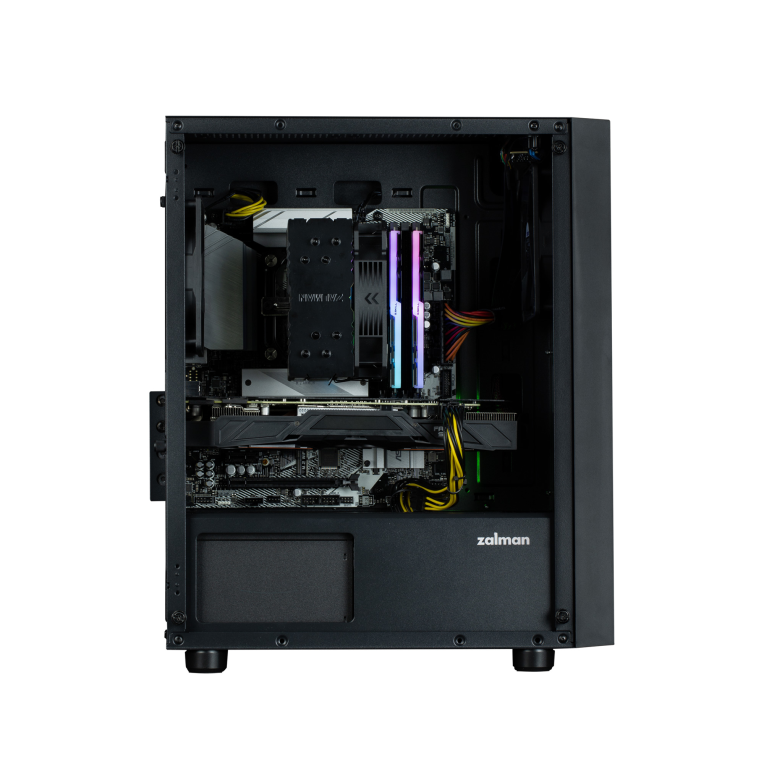 Zalman T3 PLUS carcasa de ordenador Mini Tower Negro - detalle