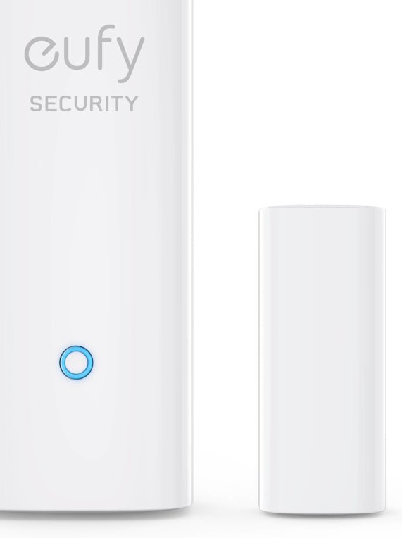 Eufy Security by Anker. Sensor de Puerta. Detecta Apertura/Cierre de Puertas y Ventanas. Envía Alarma. Dispara Alarma. 2 años de batería. Requiere Security HomeBase/HomeBase E