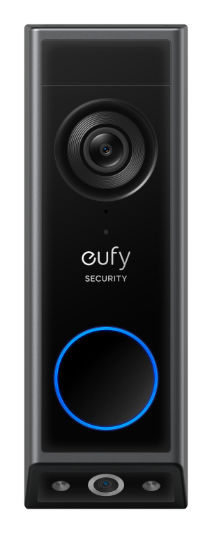 Eufy Security Video Doorbell E340. cámara doble con sistema de control de entregas. 2K Full HD y visión nocturna a color. por cable o con batería. timbre inalámbrico. almacenamiento local ampliable hasta 128 GB. sin cuotas mensuales - detalle