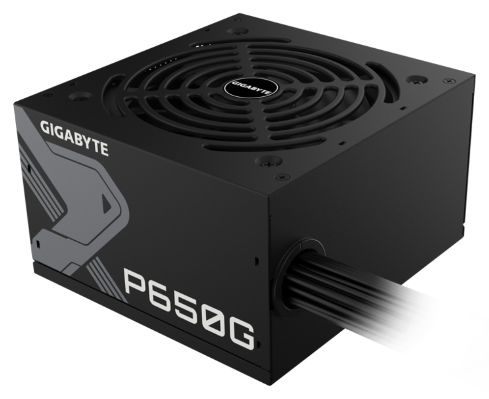 GIGABYTE GP-P650G unidad de fuente de alimentación 650 W 20+4 pin ATX ATX Negro - detalle