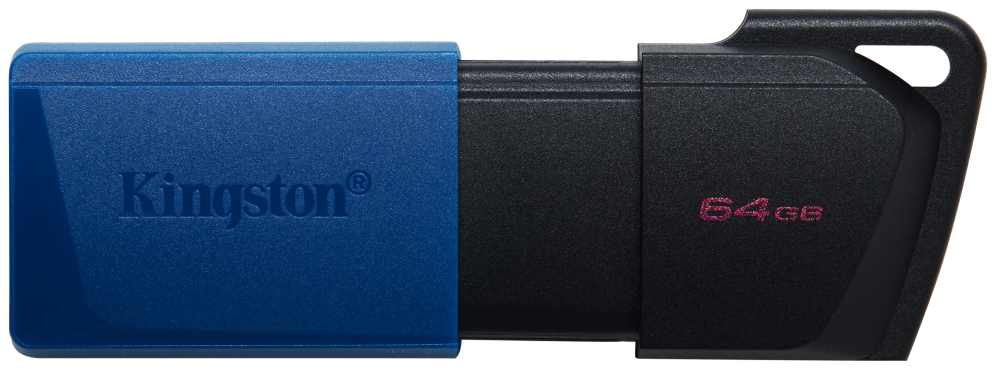 Kingston Technology DataTraveler 64GB USB3.2 Gen 1 Exodia M (Negro + Azul) - detalle