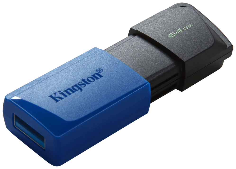 Kingston Technology DataTraveler 64GB USB3.2 Gen 1 Exodia M (Negro + Azul) - detalle
