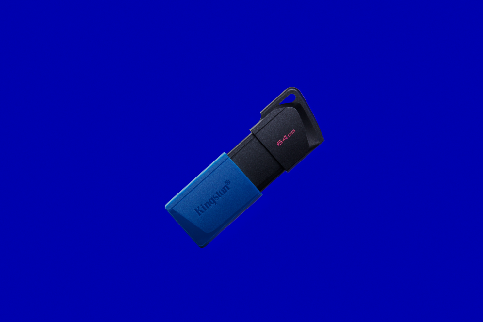 Kingston Technology DataTraveler 64GB USB3.2 Gen 1 Exodia M (Negro + Azul) - detalle