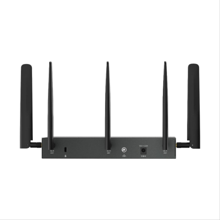 TP-Link Omada ER706W-4G router inalámbrico Gigabit Ethernet Doble banda (2.4 GHz / 5 GHz) Negro
