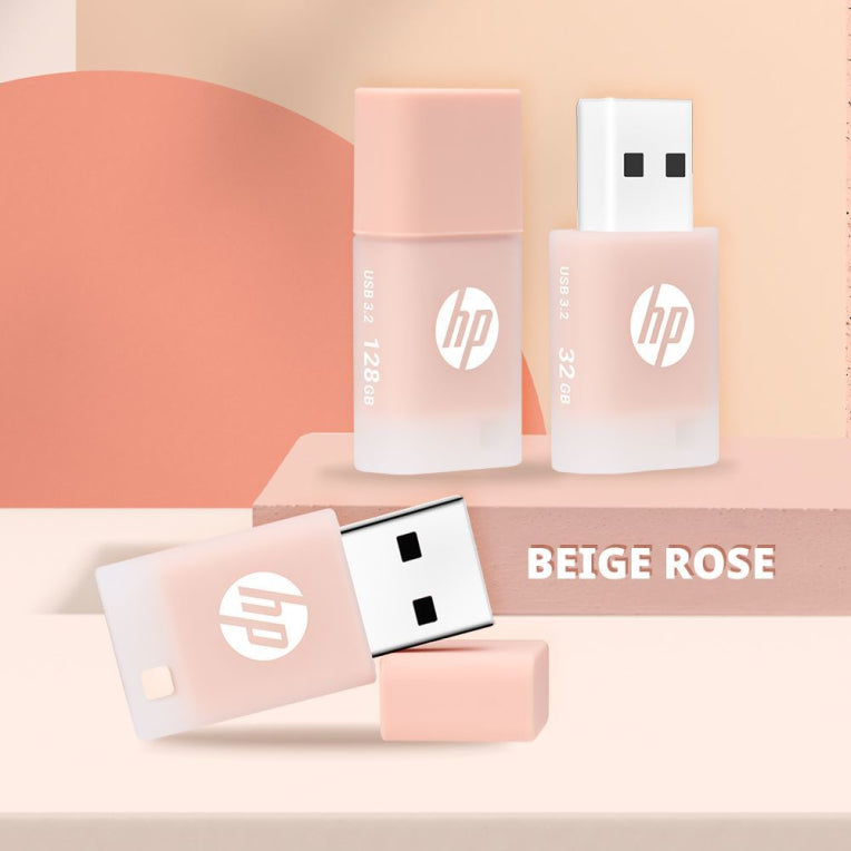 HP HPFD768K-64 unidad flash USB 64 GB USB tipo A 3.2 Gen 1 (3.1 Gen 1) Beige. Rosa