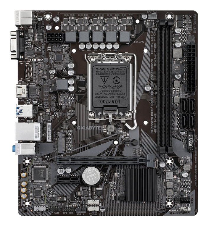 GIGABYTE H610M H V2 placa base Intel H610 Express LGA 1700 micro ATX