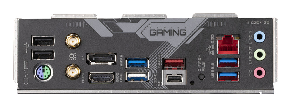 Placa base GIGABYTE B650 GAMING X AX V2 - Serie AMD Ryzen 9000. VRM de fases 8+2+2. DDR5 (OC) de ata 8000 MHz. 1xPCIe 5.0 + 2xPCIe 4.0 M.2. LAN de 2,5 GbE. WIFI 6E. USB 3.2 Gen 2.