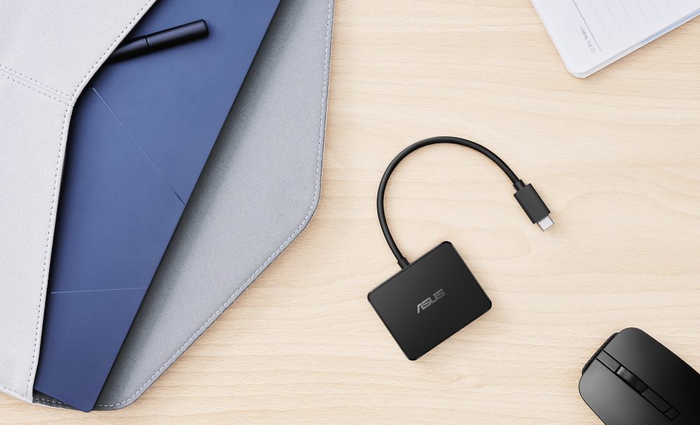 ASUS USB-C Mini Dock Alámbrico USB 3.2 Gen 2 (3.1 Gen 2) Type-C Negro - detalle