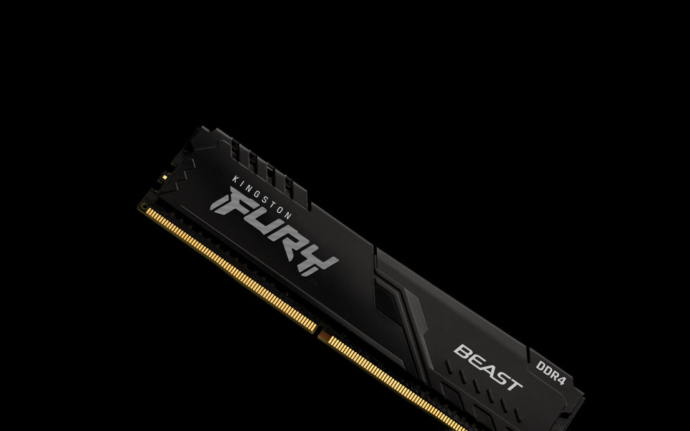 Kingston Technology FURY Beast 16GB 3200MT/s DDR4 CL16 DIMM 1Gx8 Black