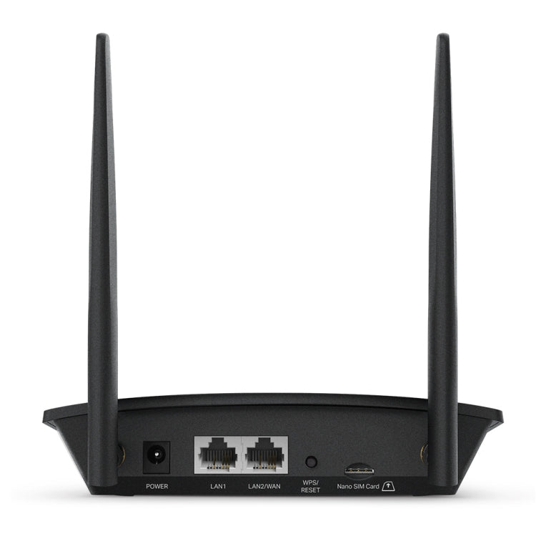 TP-Link TL-MR100 router sense fil Ethernet ràpid Banda única (2.4 GHz) 4G Negre