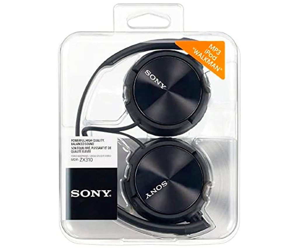 SONY MDR-ZX310 BLACK / AURICULARES ONEAR CON CABLE - detalle