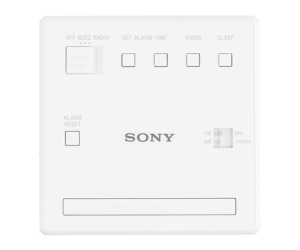 SONY ICF-C1 BLANCO / RADIO DESPERTADOR - detalle