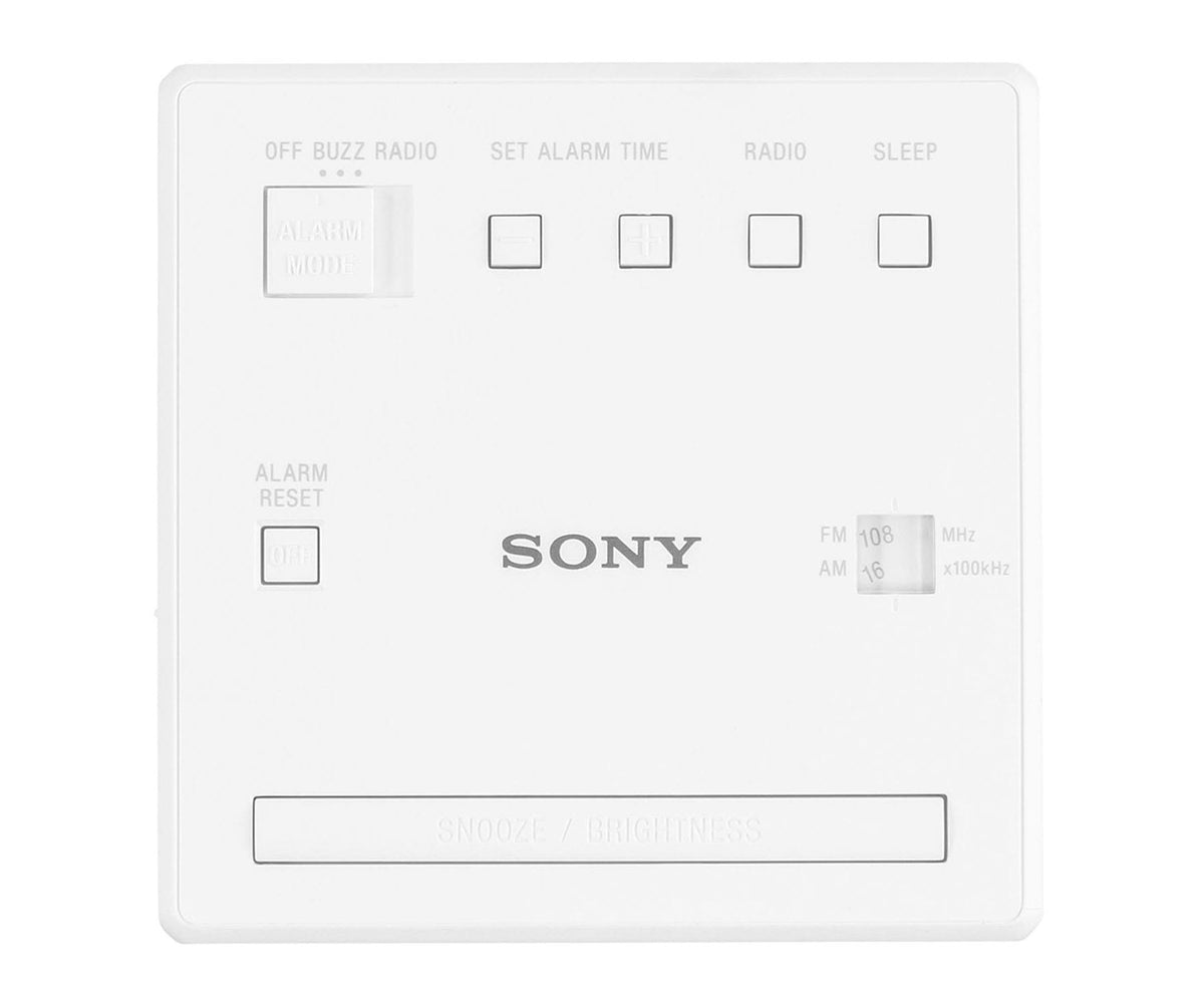 SONY ICF-C1 BLANCO / RADIO DESPERTADOR - detalle