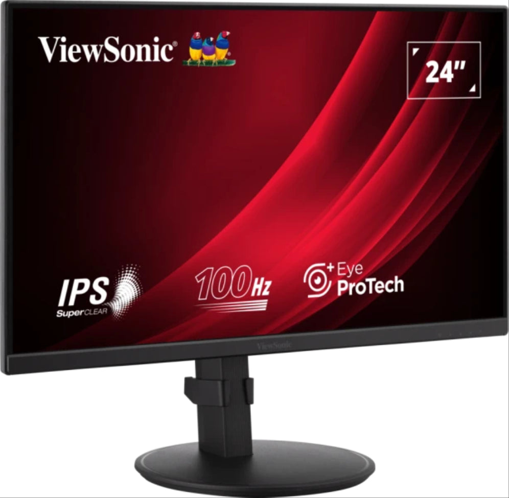 Viewsonic VA VA2408-HDJ Pantalla para PC 61 cm (24") 1920 x 1080 píxeles Full HD LED Negro