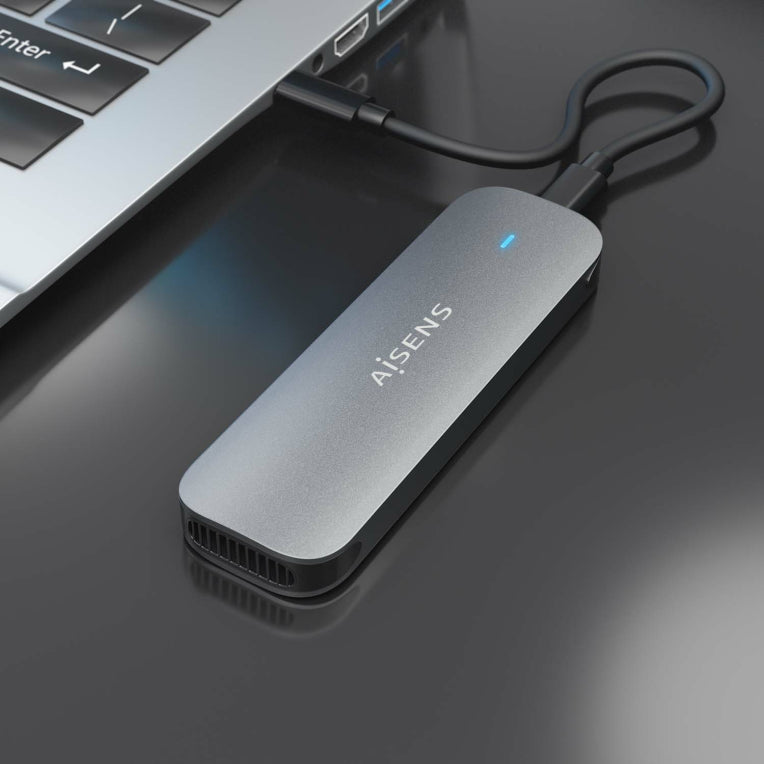 AISENS ASM2-006GRY caja para disco duro externo Caja externa para unidad de estado sólido (SSD)