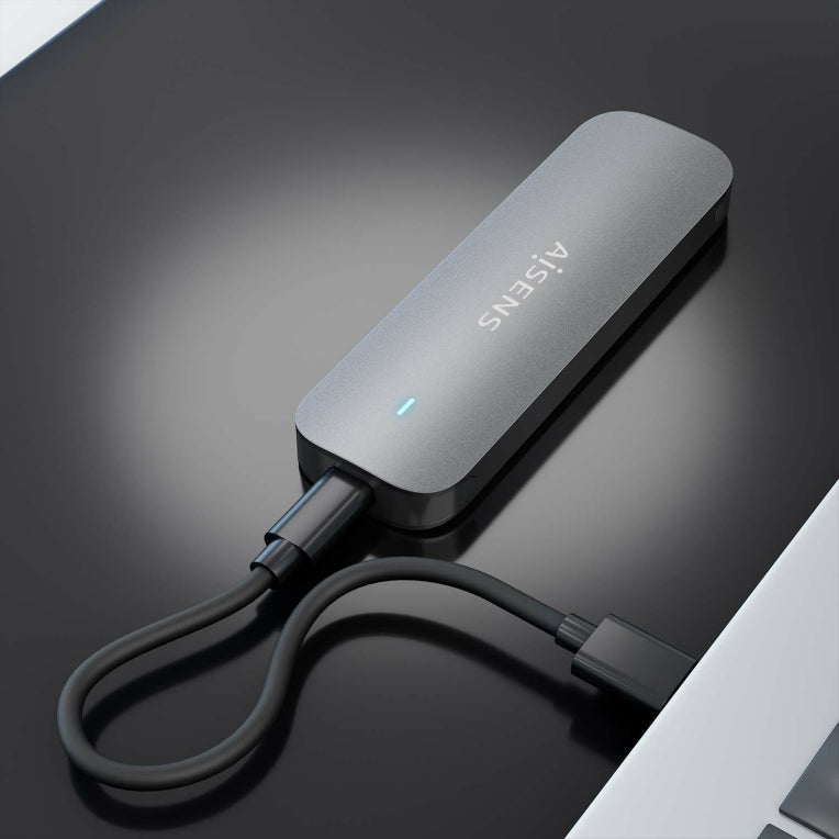 AISENS ASM2-006GRY caja para disco duro externo Caja externa para unidad de estado sólido (SSD)
