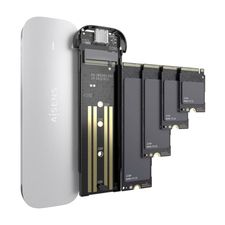 AISENS ASM2-025SL caja para disco duro externo Caja externa para unidad de estado sólido (SSD)
