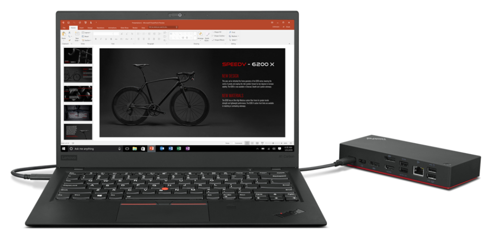 Lenovo ThinkPad Universal USB-C Dock Alámbrico USB 3.2 Gen 1 (3.1 Gen 1) Type-C Negro - detalle