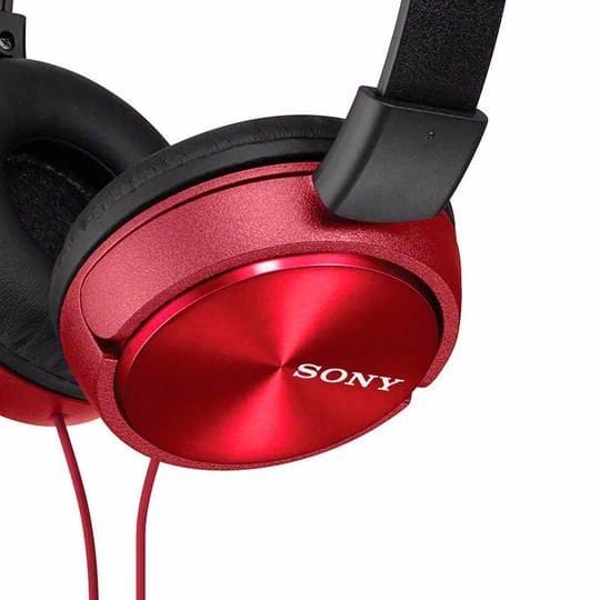 SONY MDR-ZX310 RED / AURICULARES ONEAR CON CABLE - detalle