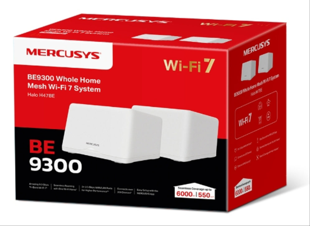 TP-Link HALO H47BE Tribanda (2.4 GHz/5 GHz/5 GHz) Wi-Fi 7 (802.11be) Blanco 3