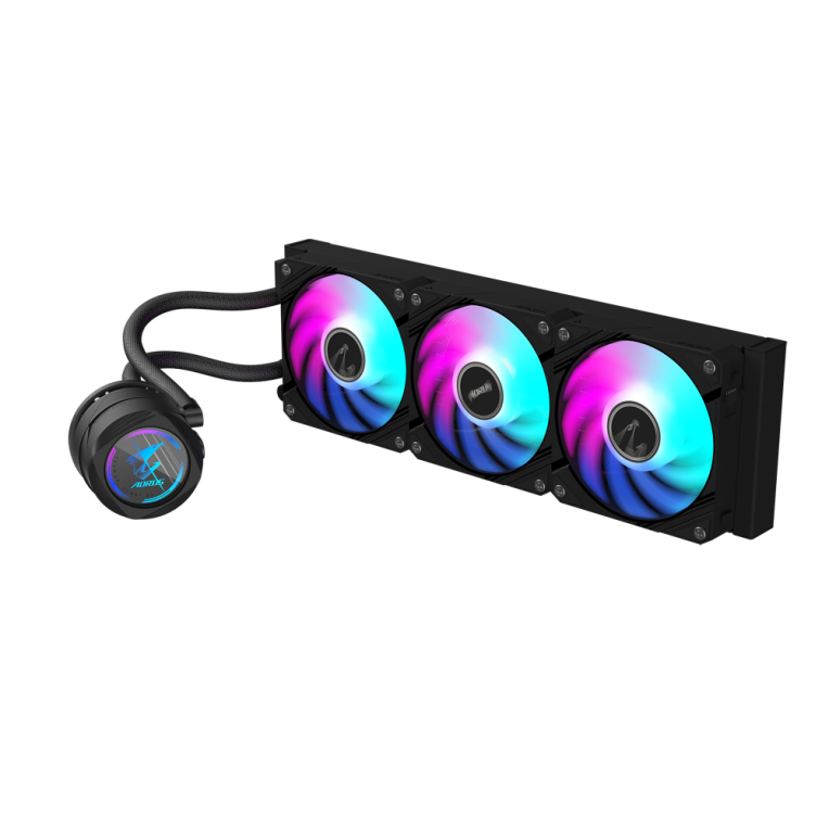 GIGABYTE AORUS WATERFORCE II 360 Procesador Sistema de refrigeración líquida todo en uno 12 cm Negro - detalle