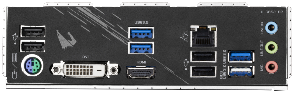 GIGABYTE B550M AORUS ELITE Placa base - Procesadores AMD Ryzen 5000. VRM de 5+3 fases. hasta 4733 MHz DDR4. 1xPCIe 4.0 + 1xPCIe 3.0 M.2. LAN 1GbE. USB 3.2 Gen 1 - detalle