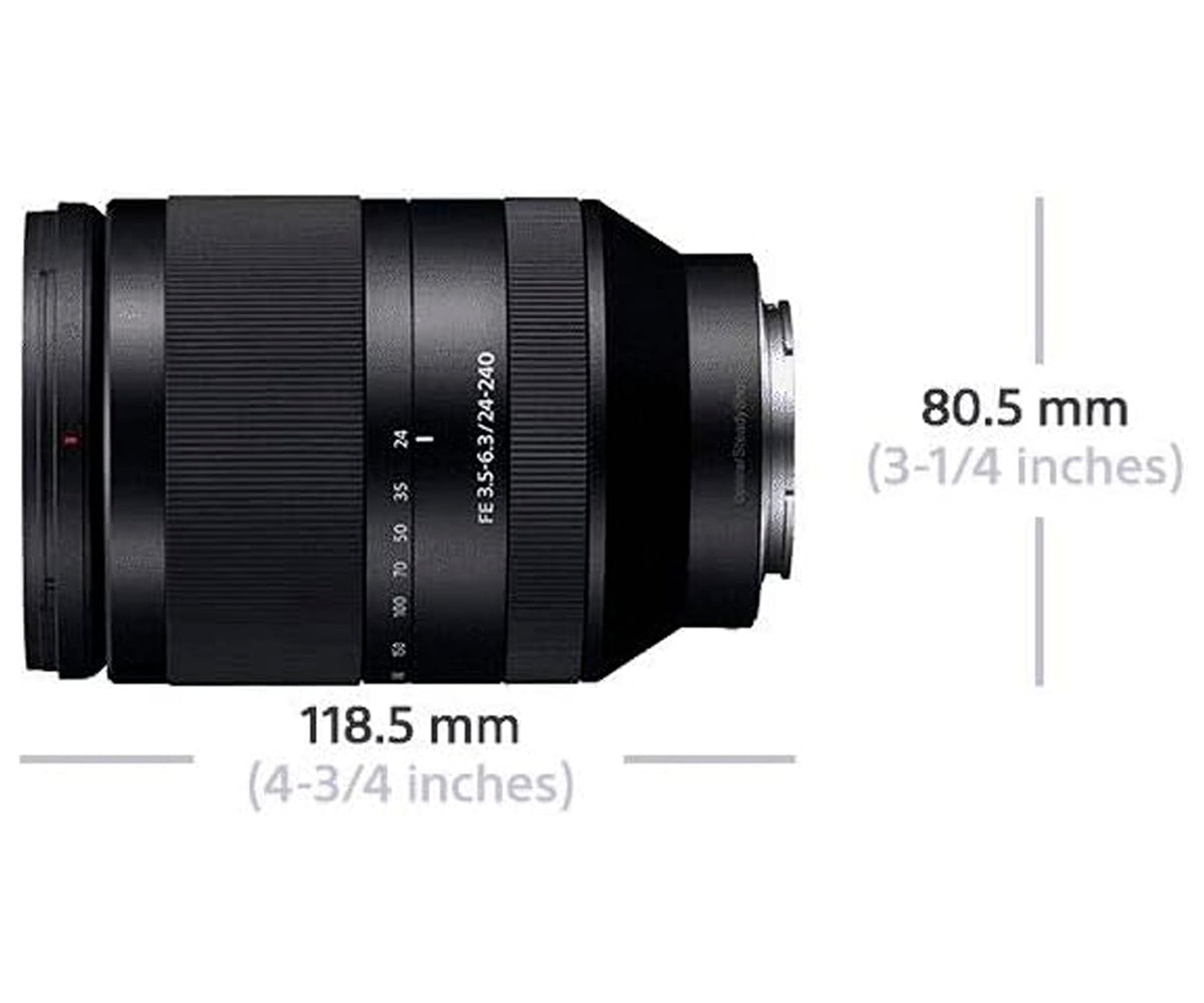 SONY SEL24240 / OBJETIVO GRAN ANGULAR DE 24MM FE 24-240MM - detalle