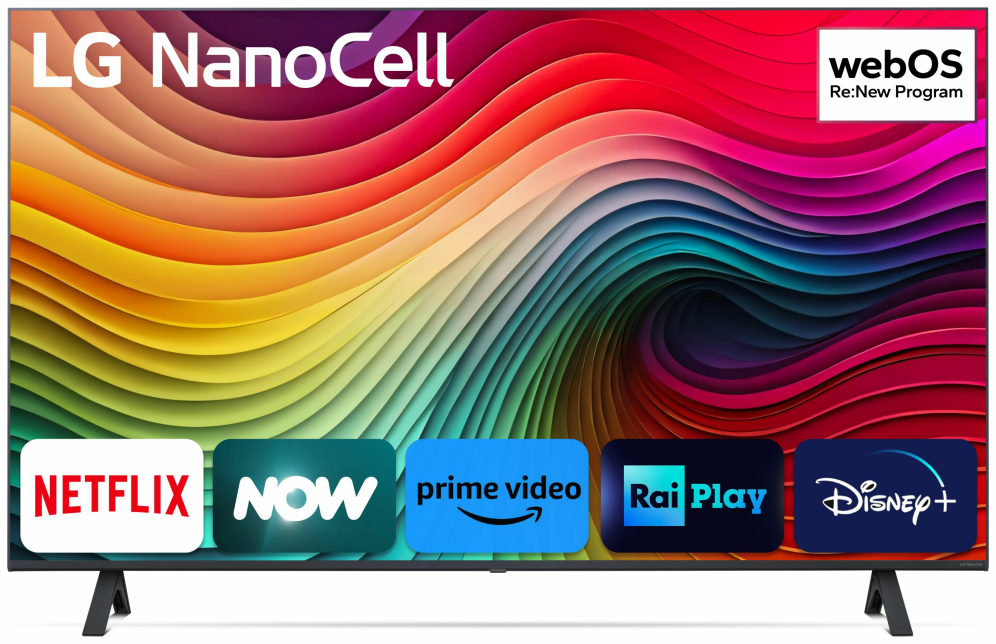 LG NanoCell NANO81 43NANO81T6A 109.2 cm (43") 4K Ultra HD Smart TV Wifi Azul - detalle