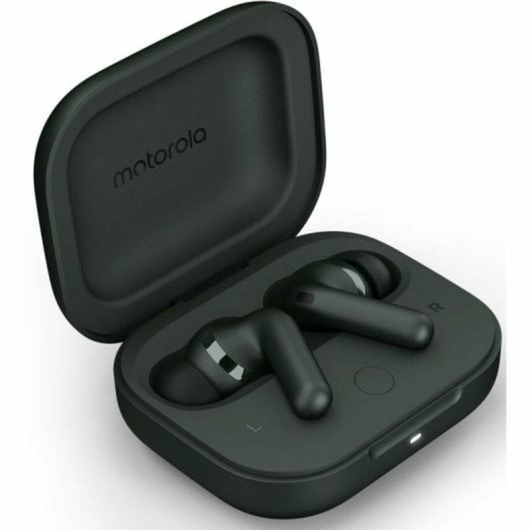Auriculares intraauriculares sen fíos Motorola Moto Buds+ para chamadas/música/deportes/uso diario con Bluetooth, grises