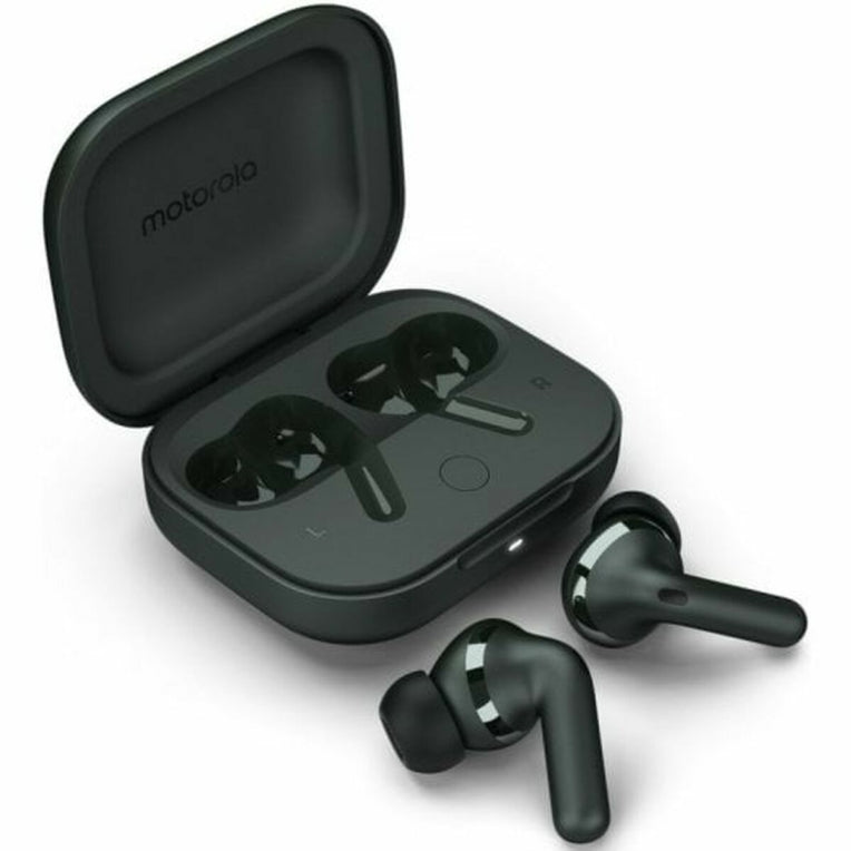 Auriculares intraauriculares sen fíos Motorola Moto Buds+ para chamadas/música/deportes/uso diario con Bluetooth, grises