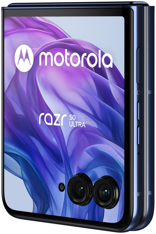 Motorola razr 50 Ultra 17.5 cm (6.9") SIM doble Android 14 5G USB Tipo C 12 GB 512 GB 4000 mAh Marina - detalle