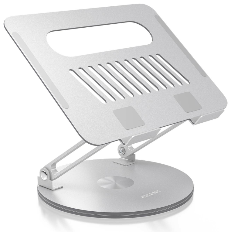 AISENS LPS4SXL-247 soporte para ordenador portátil Soporte para ordenador portátil y tableta Aluminio 43.2 cm (17") - detalle