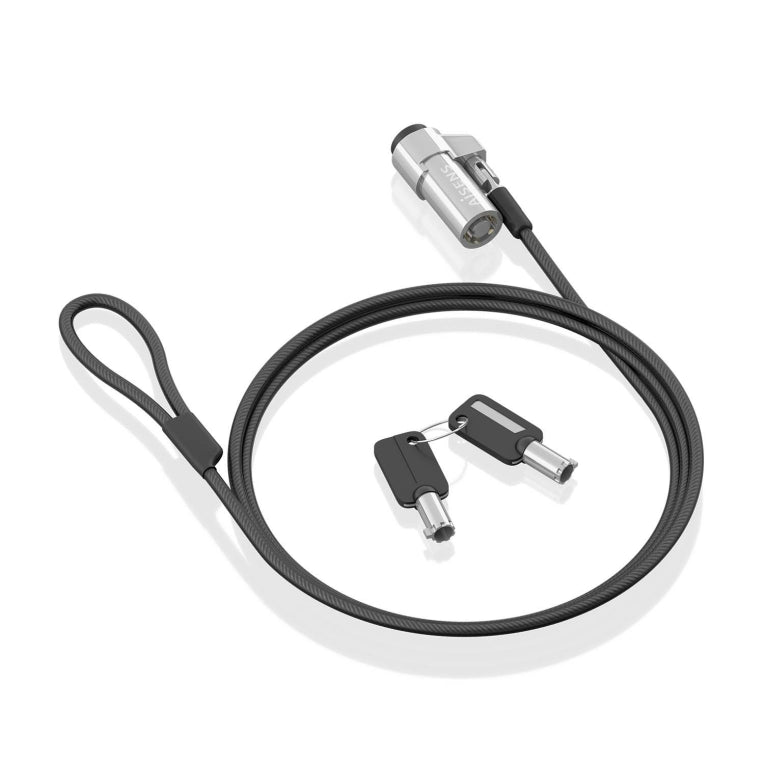 AISENS ASLK-D45K06-BK cable antirrobo Negro 1.5 m