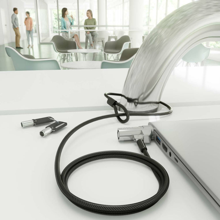 AISENS ASLK-D45K06-BK cable antirrobo Negro 1.5 m