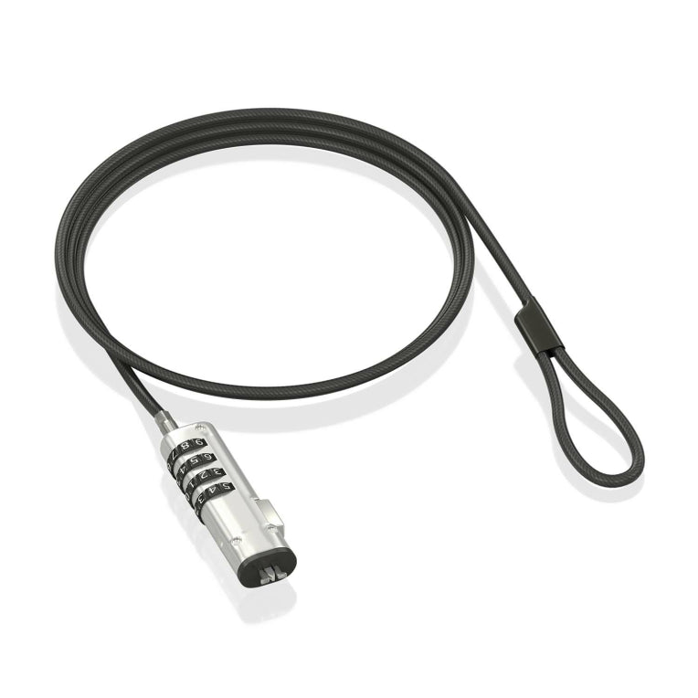 AISENS ASLK-D50N05-BK cable antirrobo Negro 1.5 m