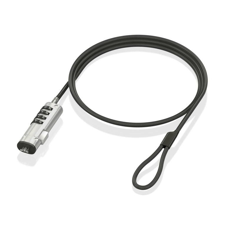 AISENS ASLK-D50N05-BK cable antirrobo Negro 1.5 m