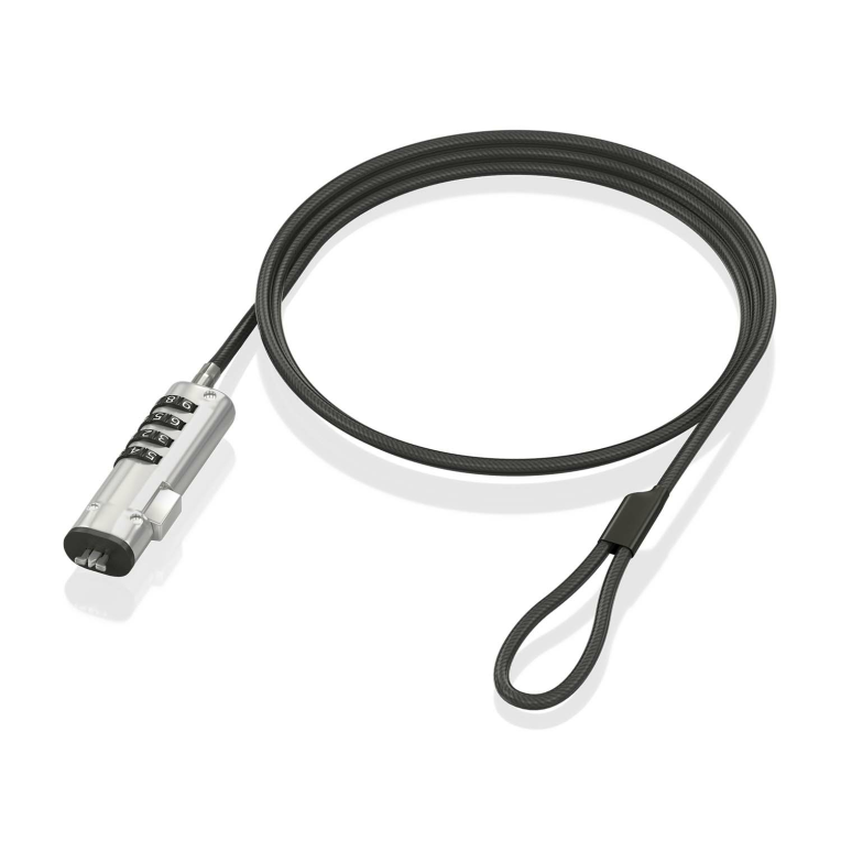 AISENS ASLK-D50N05-BK cable antirrobo Negro 1.5 m - detalle