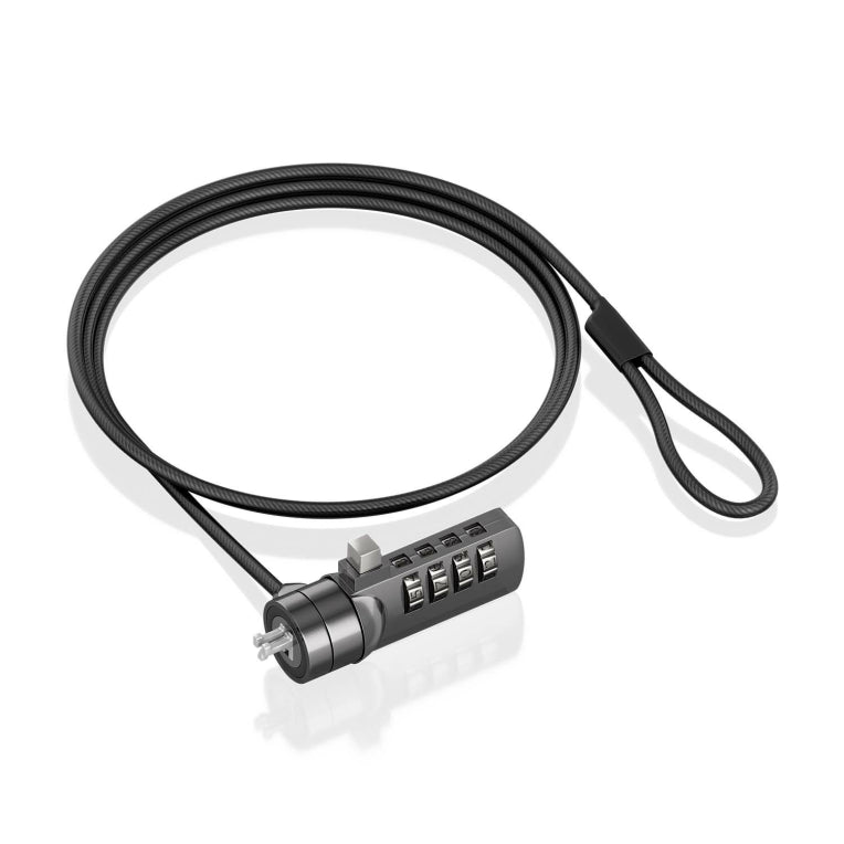 AISENS ASLK-D40N03-BK cable antirrobo Negro 1.5 m
