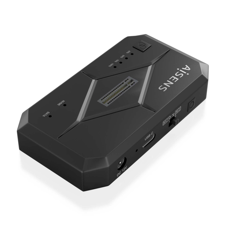 AISENS ASDS-M2SATA04B base de conexión para disco duro USB 3.2 Gen 1 (3.1 Gen 1) Type-C - detalle