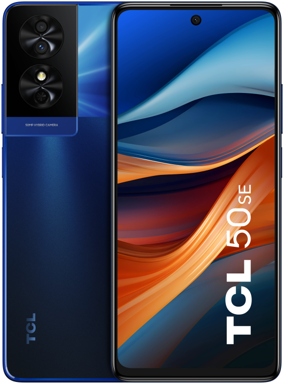 TCL 50 SE 17.2 cm (6.78") SIM doble Android 14 4G USB Tipo C 6 GB 256 GB 5010 mAh Azul - detalle
