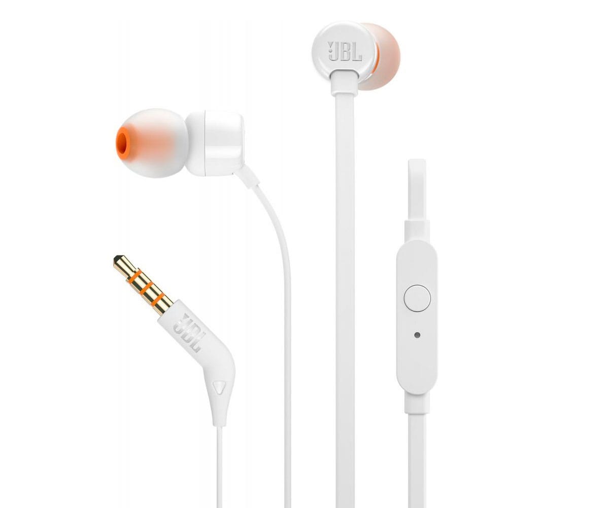 JBL T110 WHITE / AURICULARES INEAR CON CABLE - detalle